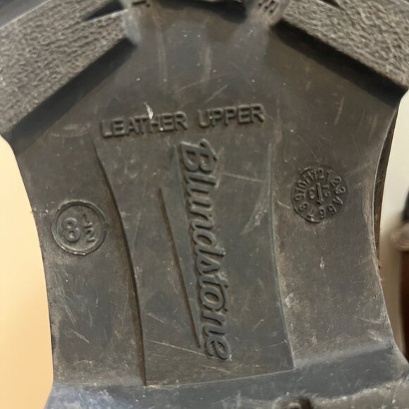 Men's Blundstone Classic Boots Rustic Brown US Size 9.5 w/Superfeet Insoles - Picture 8 of 9